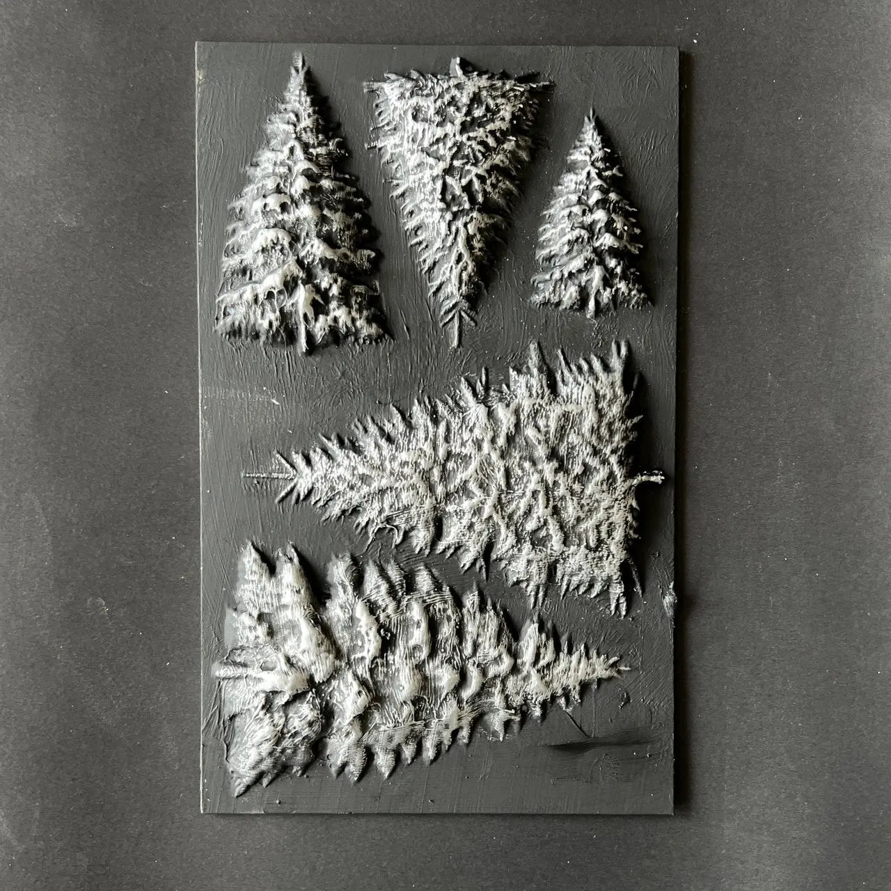 Decoupage Queen, Silicone Mold, Limited Edition, Winter, Trees, Christmas, Forest, Food Safe, Winter 2024 Release Decoupage Queen