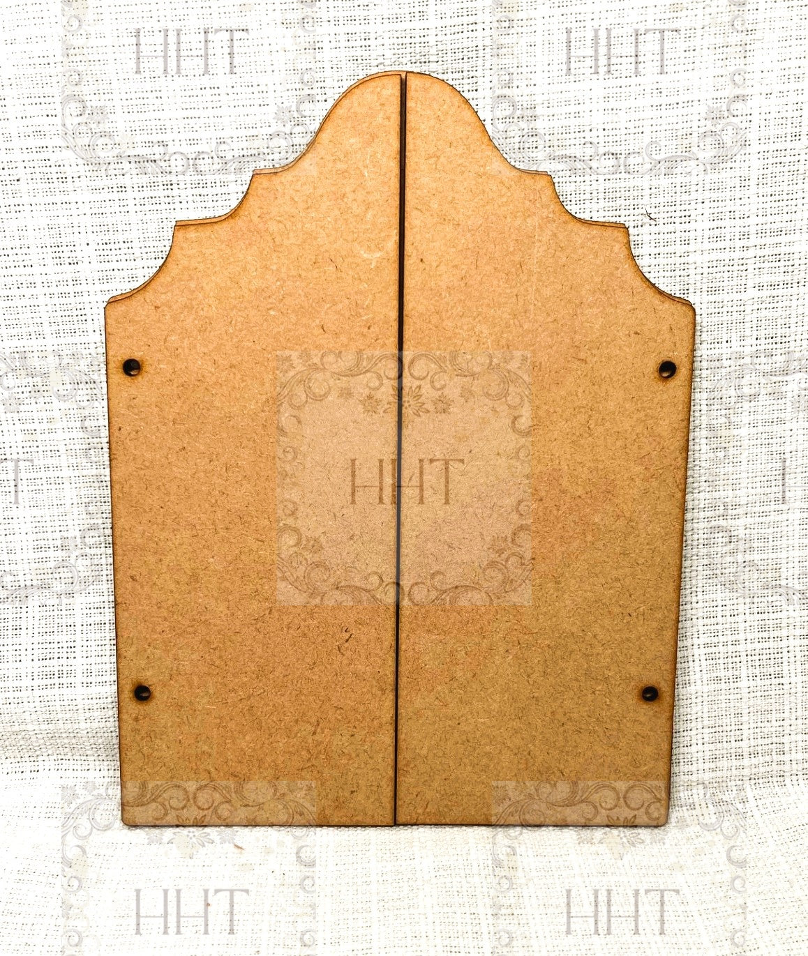 Laser Cut, MDF, Vintage Style, 3 piece, Triptych, Table Top, Screen, Base, Blank, Plaque, Panel, Decoupage, Mixed Media, Crafts, 2 sizes