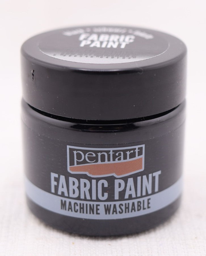 Pentart, Fabric, Textile, Leather, Paint, 50 ml Water Based, Washable, White, Pine Green, Black, Turquoise Blue, Turquoise Green, Purple