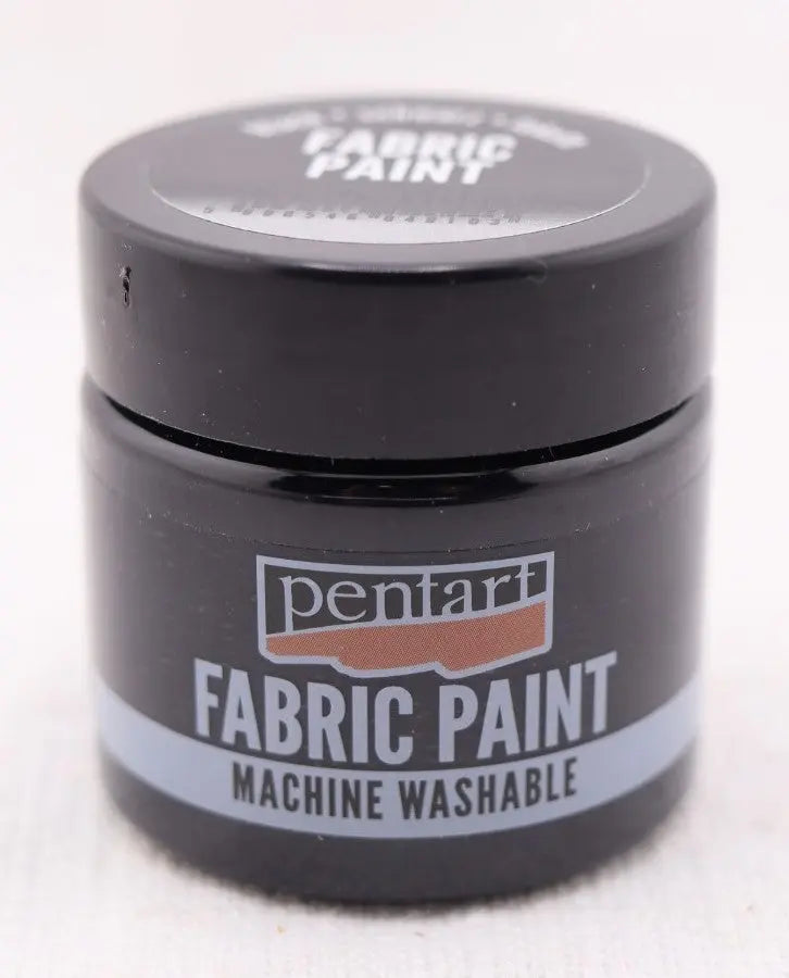 Pentart, Fabric, Textile, Leather, Paint, 50 ml Water Based, Washable, White, Pine Green, Black, Turquoise Blue, Turquoise Green, Purple Pentart