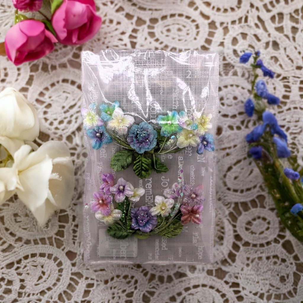 Prima Flowers, Paper, Scrapbooking, Mixed Media, Tres Jolie Dawn, 2 Piece