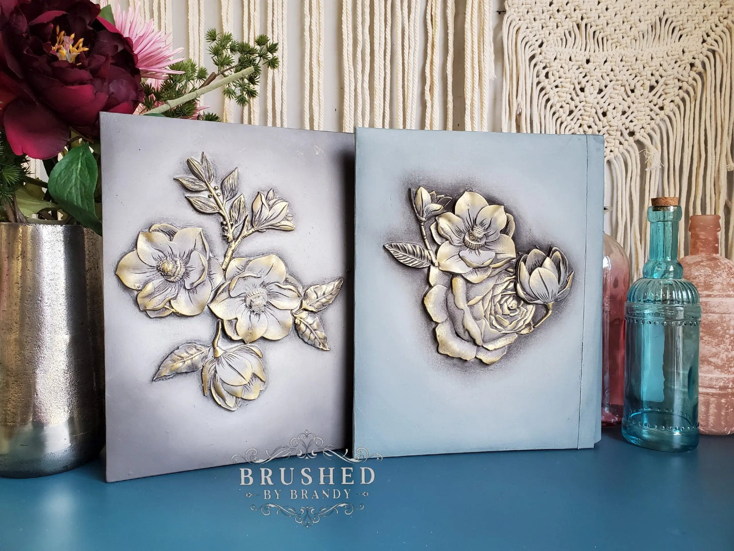 Re-Design with Prima, Food Safe, Etruscan Rose, Roses, Mould, 5″x8″, Decorations, Silicone Mold, Craft Supplies Re-Design with Prima