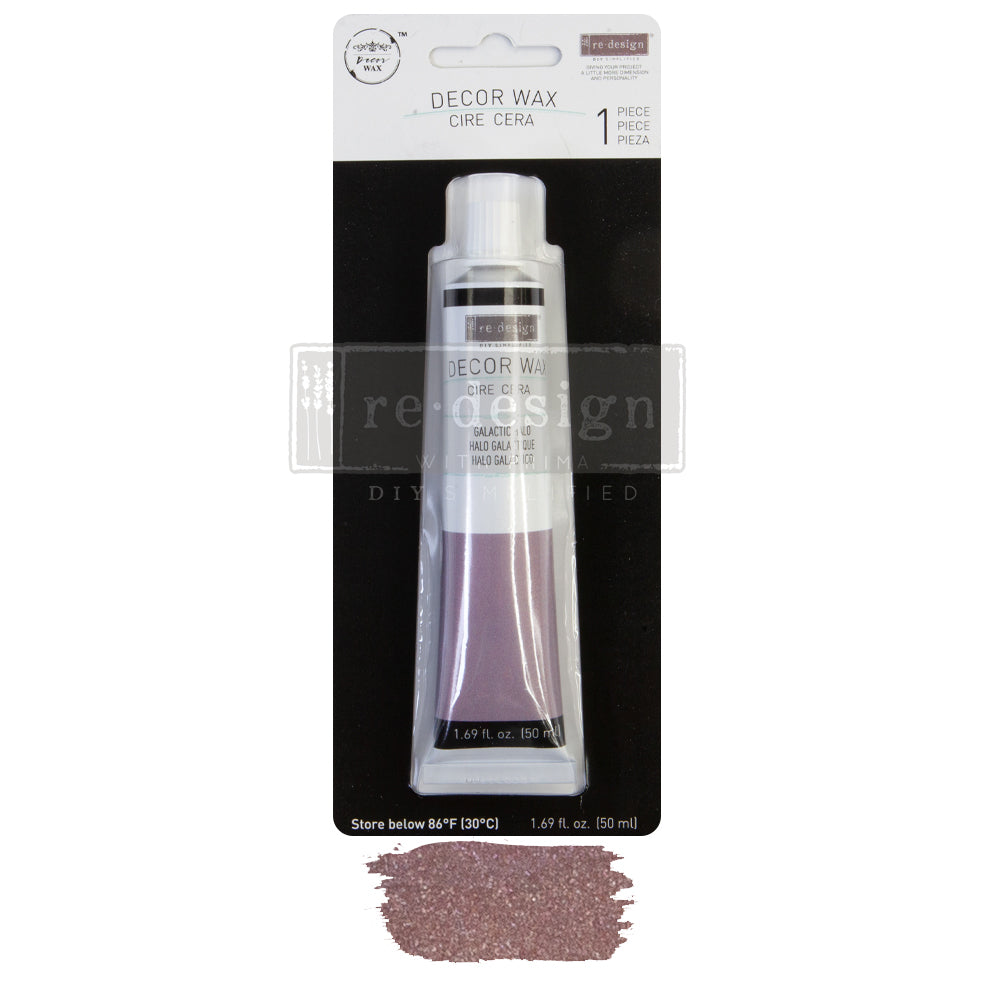 Re-Design with Prima, Decor, Furniture Wax Paste, Ursa Green, Galactic Halo, Milky Way Iridescent, Metallic, 50 ML tube,