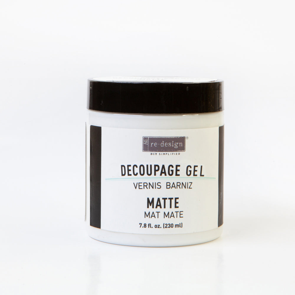 Re-Design with Prima, Decoupage Gel, Varnish, Water-based, Shine or Matte, 230ml