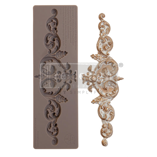 Re-Design with Prima, Decor Moulds, Remi, 2.5”x8″x8mm , Decorations, Silicone Mold, Food Safe, Craft Supplies, Back Plate, Heart