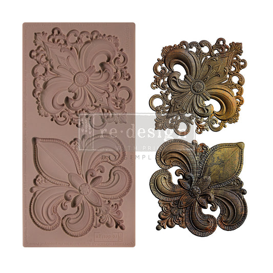 Re-Design with Prima, Vintage Style, Fleur De Lis, Salon De La, 5″X10″X8, Decorations, Food Safe, Silicone Mold, Craft Supplies