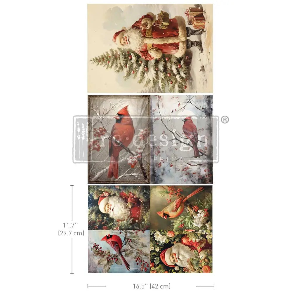 Handcrafted, Laser Cut MDF, Windows with Cardinals Plaques, Wall Decor, Christmas Handmade by Pamela