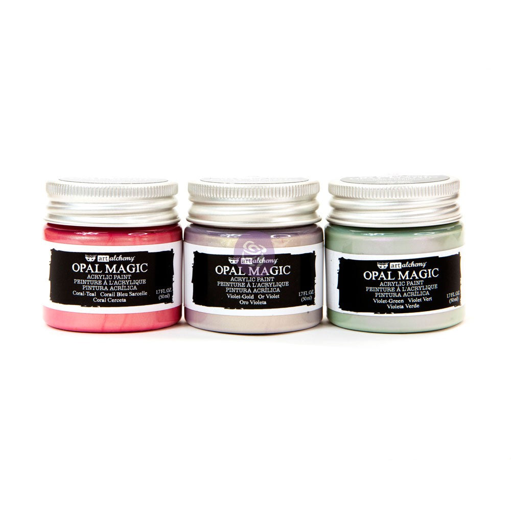 Finnabair, Art Alchemy, OPAL MAGIC MERMAID, Acrylic Paint Set of 3