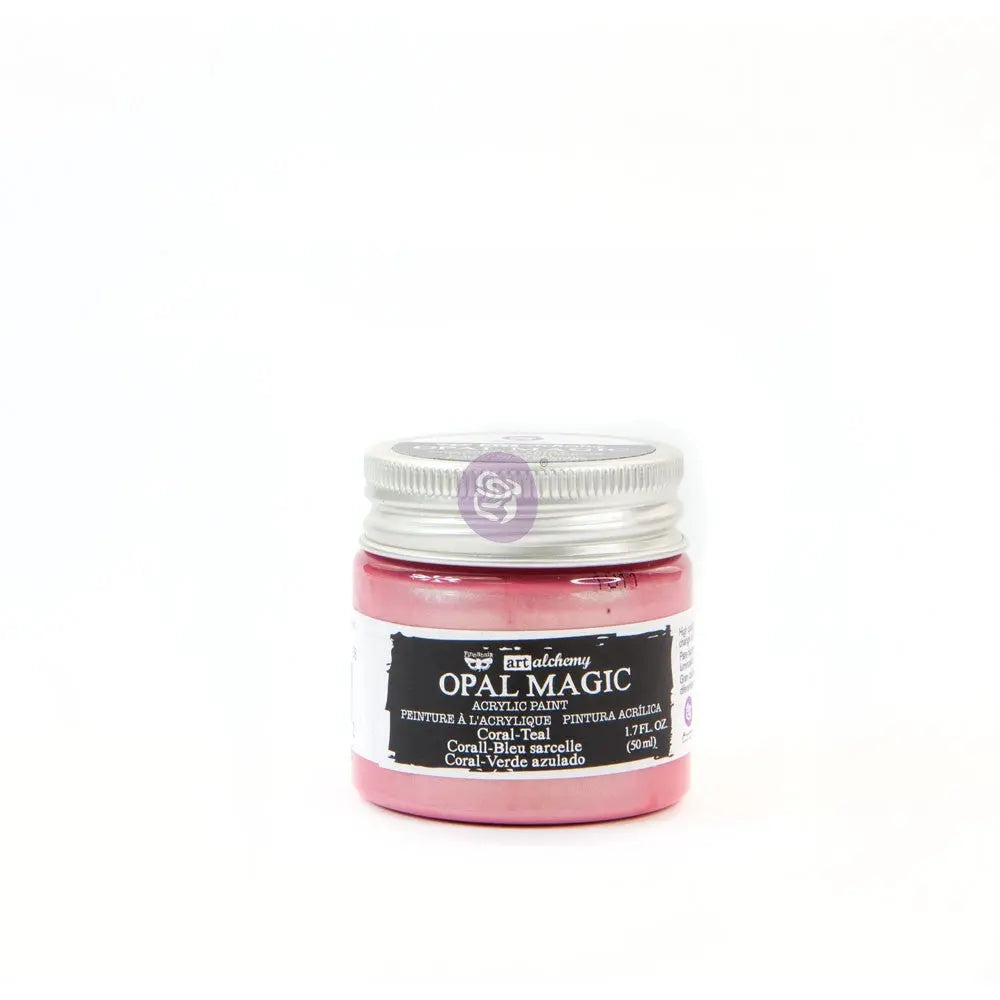 Re-Design Prima, Art Alchemy, Opal Magic, Acrylic Paint, Two-tone, Iridescent, Mixed Media, Crafts, Water based, Non-Toxic, 1.7 oz Re-Design with Prima