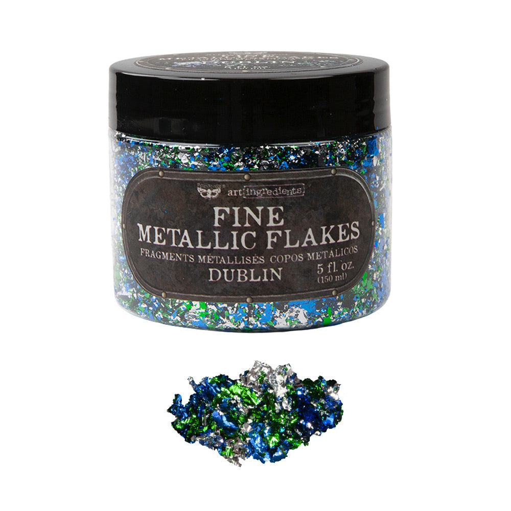 Finnabair, Art Ingredients, Fine Metallic Gilding Flakes, Mixed Media Art