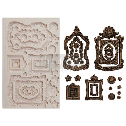 Finnabair Molds, Silicone, Ornate Frames, Vintage, Antique Style