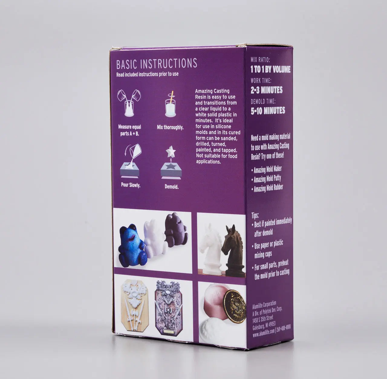 Re-Design, Alumite, Amazing Casting Resin, 10 Minute Cure, Casting Material, Decor Molds, Includes Parts A, B, 8 Fl oz each, Multi-purpose Re-Design with Prima
