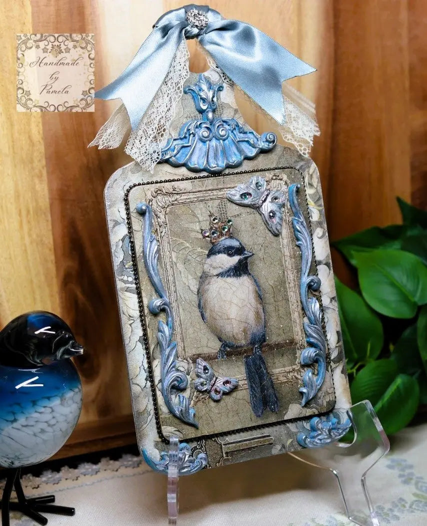 Laser Cut MDF, Cutting Board Shaped, Plaque, Panel, Base, Blank, Frame 2-pc, Decoupage Crafts, Mixed Media, 5.75 x 11 Handcrafted Holiday Traditions