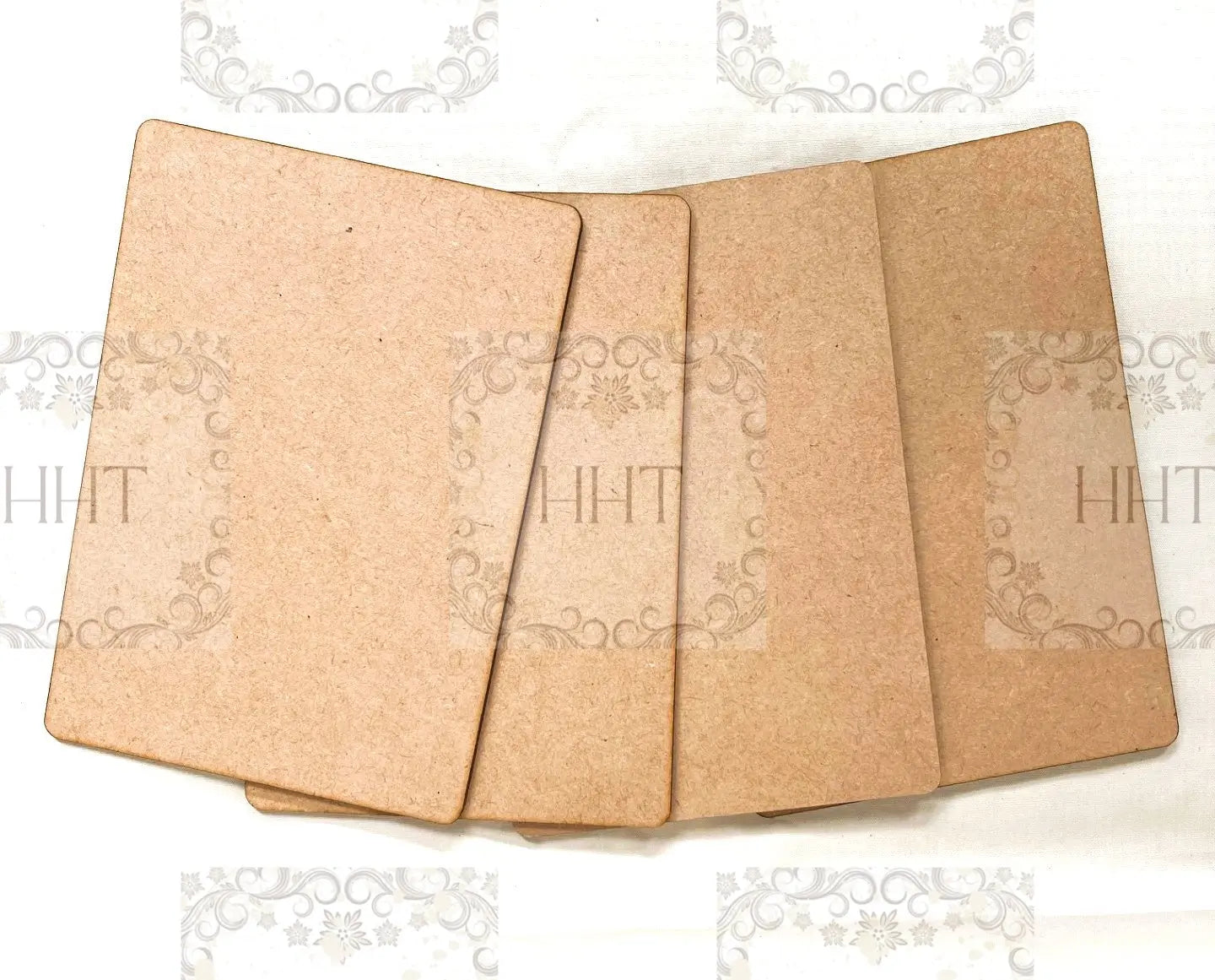 Laser Cut MDF, Interchangeable, Plaque, Panel, Blank, Sign, Base, Frame, 3 piece, Decoupage Mixed Media, Crafts, 3 sizes Handcrafted Holiday Traditions