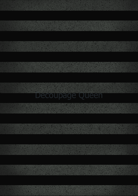 Decoupage Queen, Rice Paper, 2024 Fall Release, Gothic, Vintage, Stripes, Black, Grey, Background, Wallpaper, A4 8.3" X 11.7", DQRP-0616