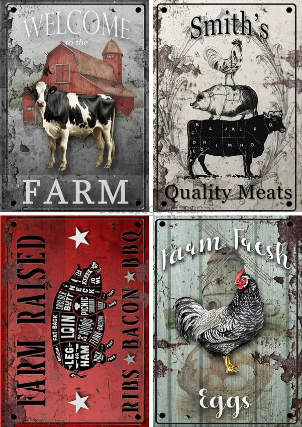 Handcrafted, Country Style, Decorative Pitcher, Decoupage, Mixed Media, Cow, Hen, Kitchen Decor Handmade by Pamela