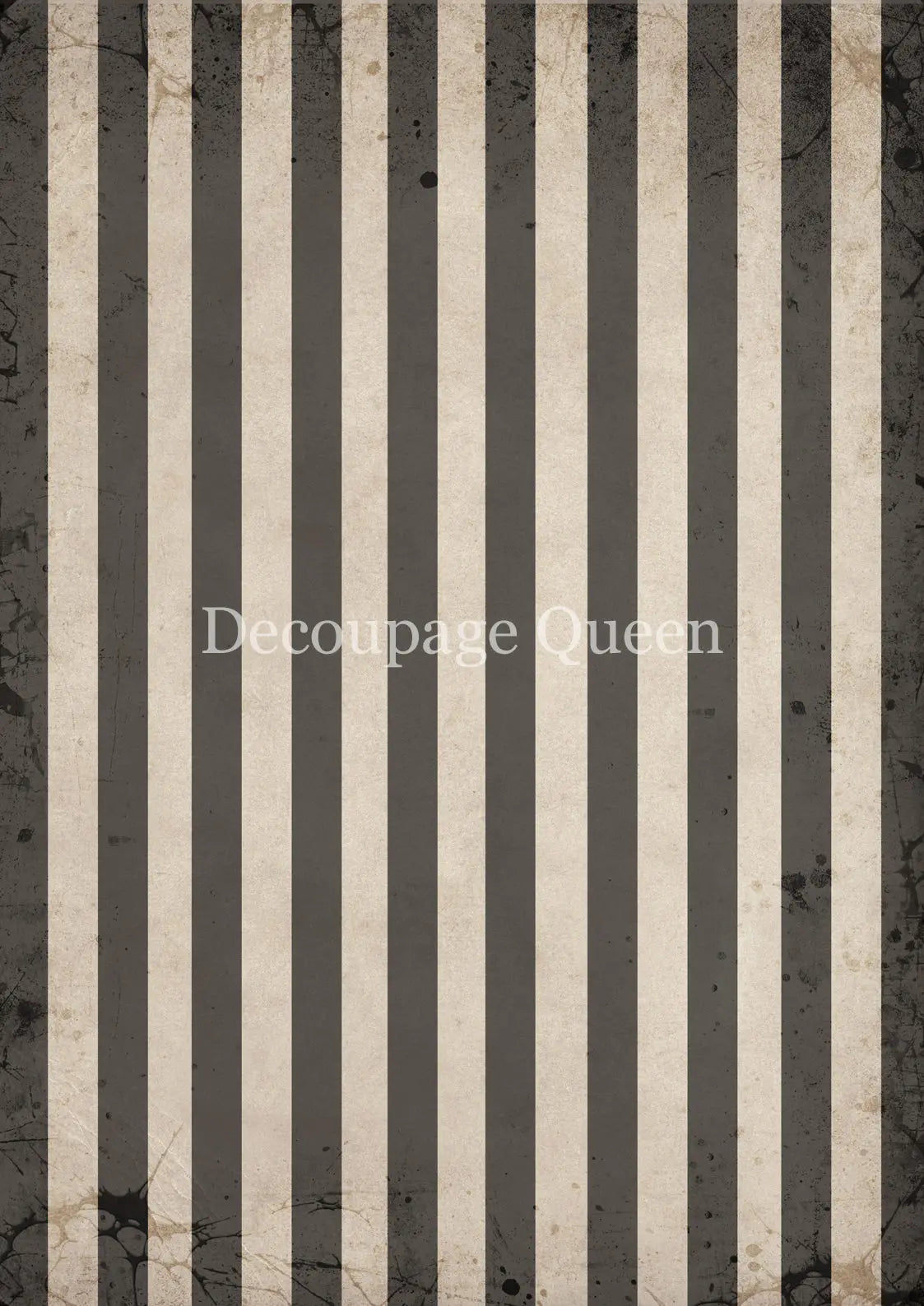 Decoupage Queen, Rice Paper, Black, White, Stripes, Gothic, Background, Wallpaper, 2025 Fall Release, 0828, A4, 8.3" X 11.7" Decoupage Queen