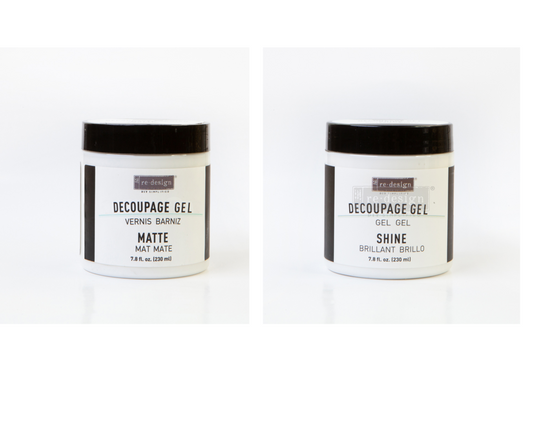 Re-Design with Prima, Decoupage Gel, Varnish, Water-based, Shine or Matte, 230ml