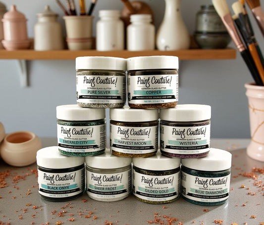 Paint Couture, German Glass Glitter, 2.5 oz, Sparkly, Mixed Media, Crafts