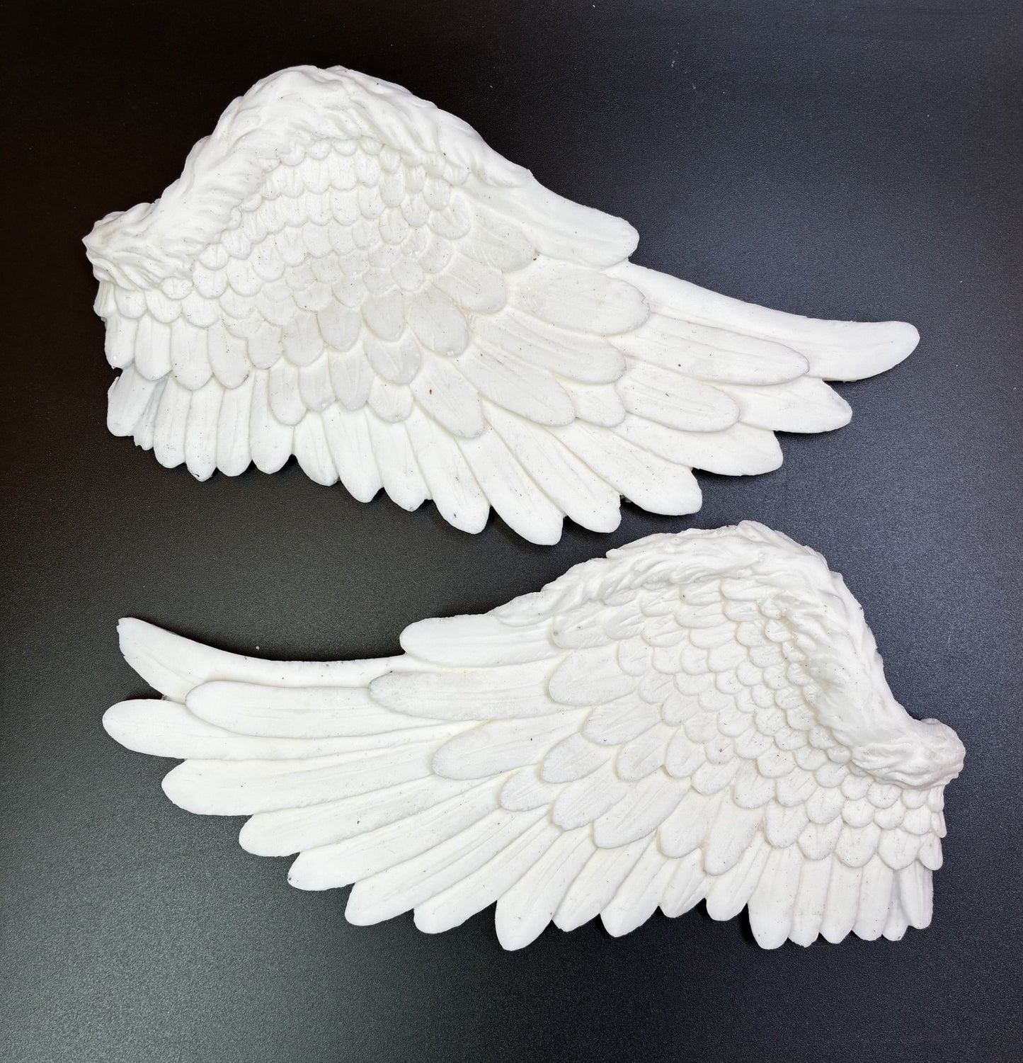 Laser Cut MDF Elongated Panel, Plaque, Large Wings Resin Castings, Picture Craft Kit, Decoupage Mixed Media, Paintable, Crafts | 19"w x 6"h