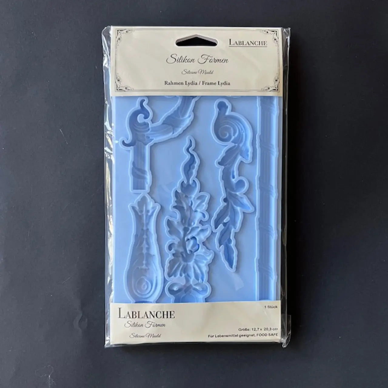 LaBlanche, Silicone Mould, Mold, Limited Edition, Frame, Lydia, Vintage Style, Trim, Flourishes, Food Safe, Silicone Mold, 2024 Release LaBlanche