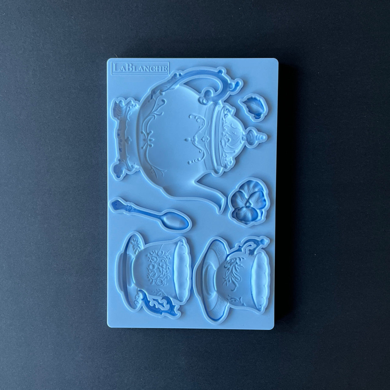 LaBlanche, Silicone Mould, Mold, Limited Edition, Tea Set, Cups, Pot, Vintage Style, Food Safe, Silicone Mold, 2025 Release, LBMF115