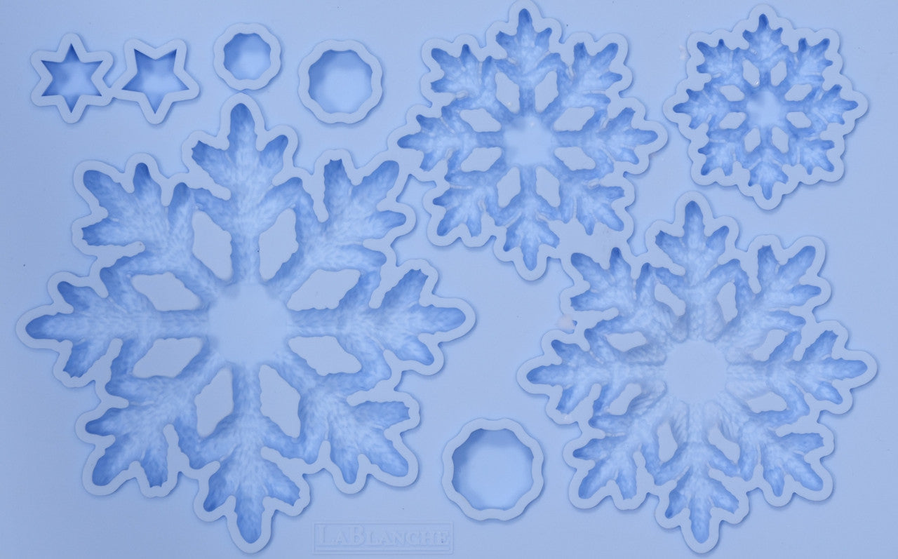 LaBlanche, Silicone Mould, Mold, Limited Edition, Christmas Tree, Snowflakes, Food Safe, Silicone Mold, Summer 2025 Release, LBMF120