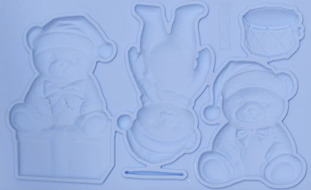 LaBlanche, Silicone Mould, Mold, Limited Edition, Teddy Bears, Christmas, Food Safe, Silicone Mold, Summer 2025 Release, LBMF121 LaBlanche