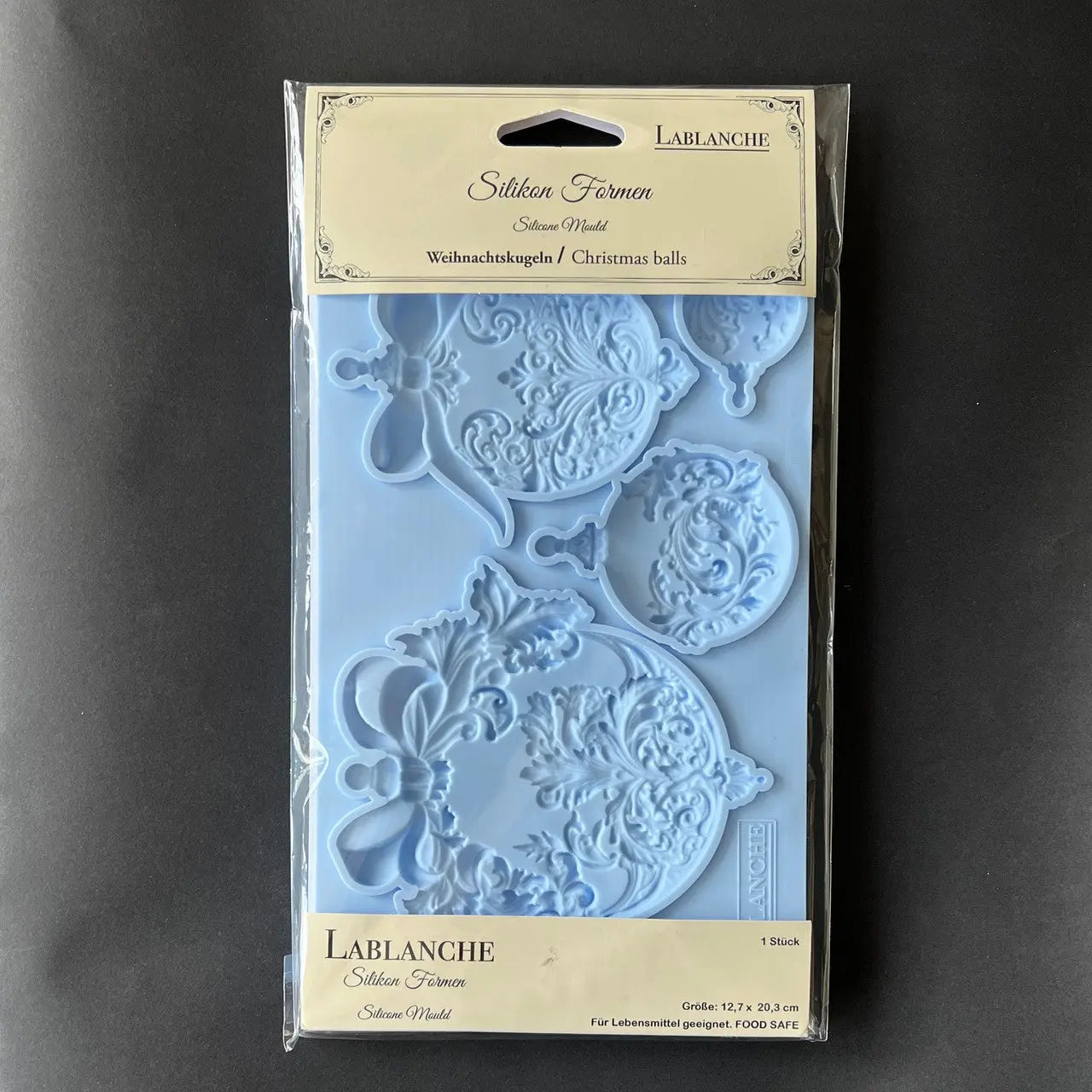 LaBlanche Christmas Balls, Silicone Mould, Mold, Limited Edition, Holiday Collection, Food Safe, Silicone Mold, 12.7 x 20.3 cm LaBlanche