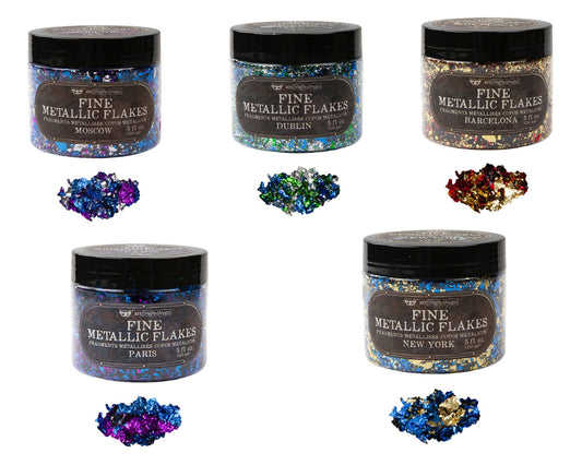 Finnabair, Art Ingredients, Fine Metallic Gilding Flakes, Mixed Media Art