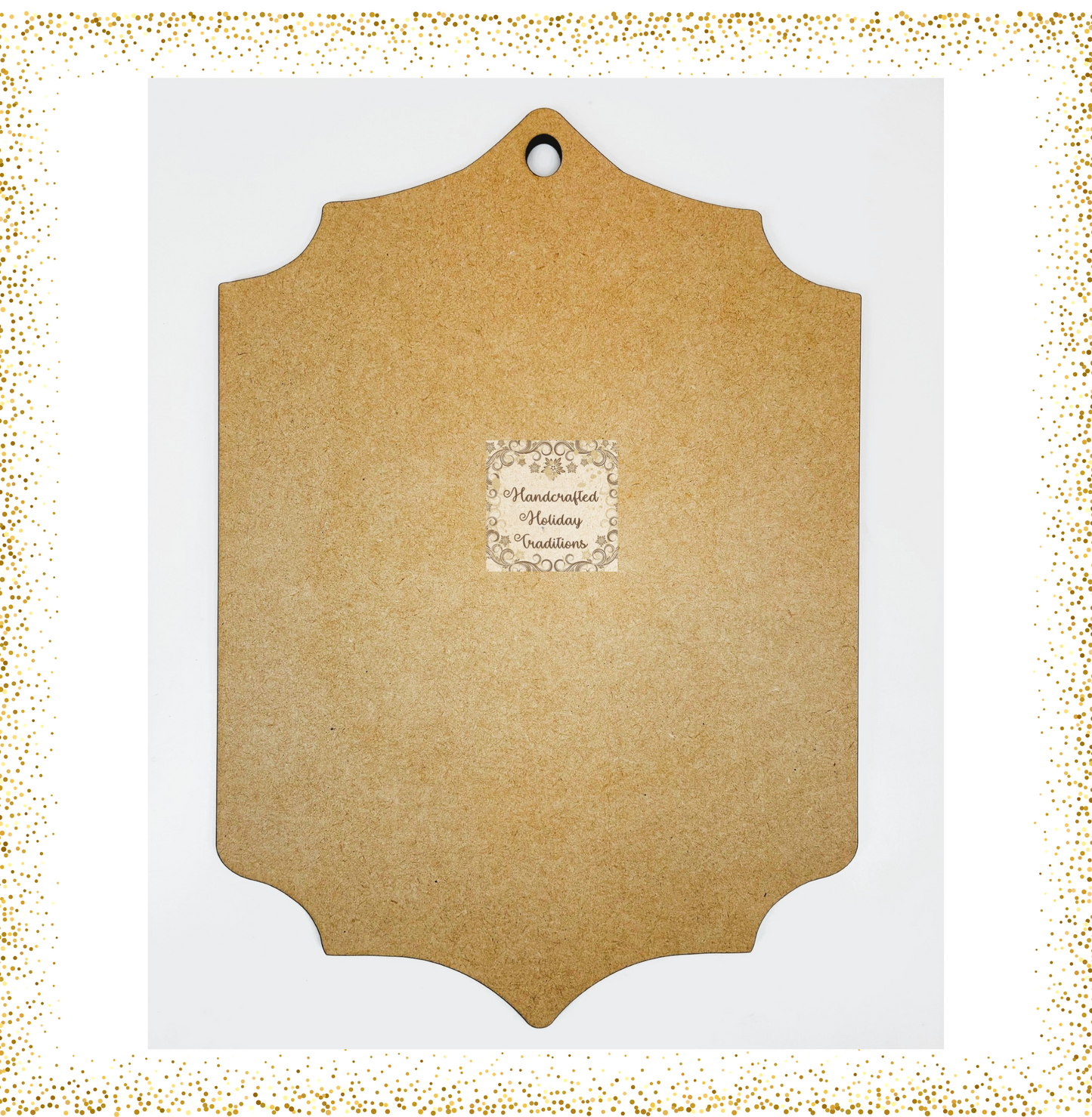 Laser Cut MDF Plaque, Panel, Blank Base, Vintage Style, Decoupage, Mixed Media, DIY Crafts, 8.25" x 11.75"