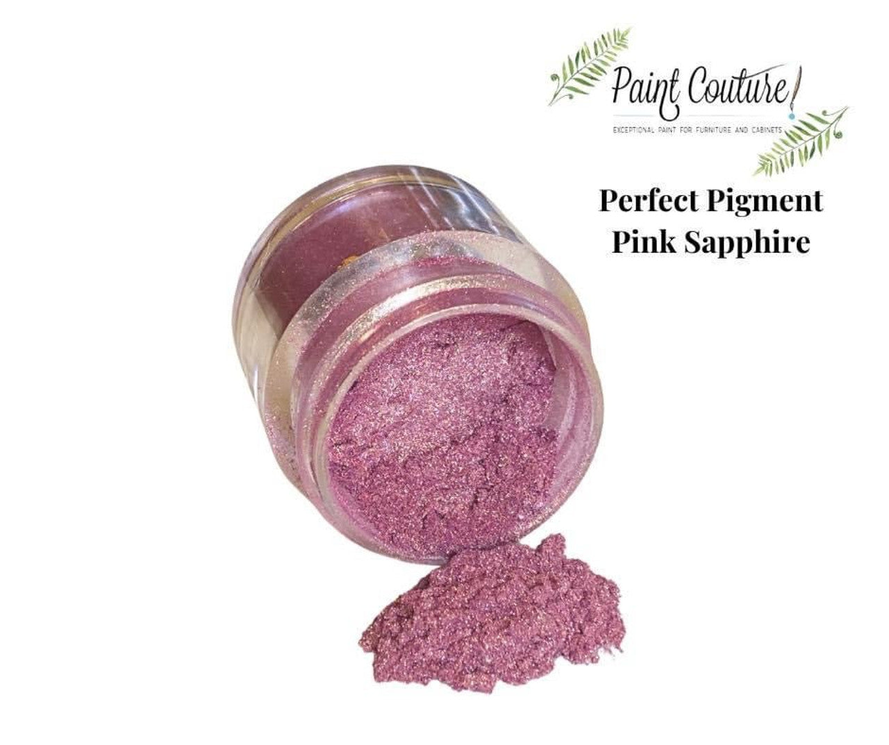 Paint Couture, Perfect Pigments, Fine Mica Powder, Non-toxic, Shimmery, Golds, Pinks, Silver, Red, Metallic, 1/4 oz, 7.5 g