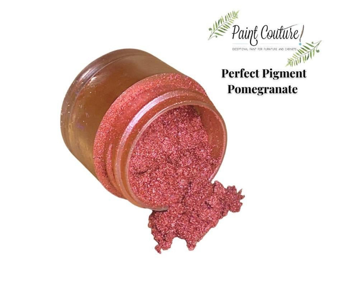 Paint Couture, Perfect Pigments, Fine Mica Powder, Non-toxic, Shimmery, Golds, Pinks, Silver, Red, Metallic, 1/4 oz, 7.5 g