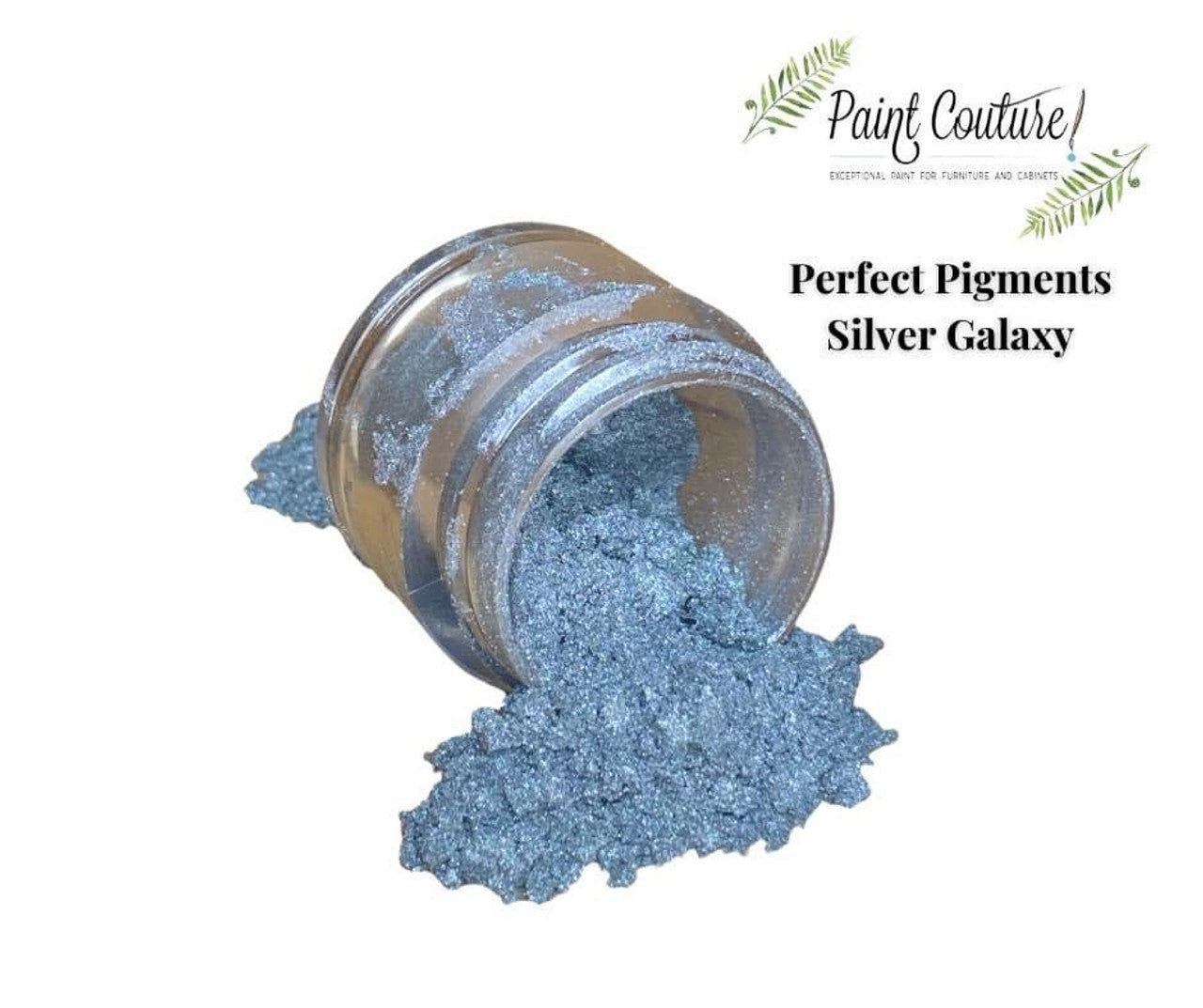 Paint Couture, Perfect Pigments, Fine Mica Powder, Non-toxic, Shimmery, Golds, Pinks, Silver, Red, Metallic, 1/4 oz, 7.5 g