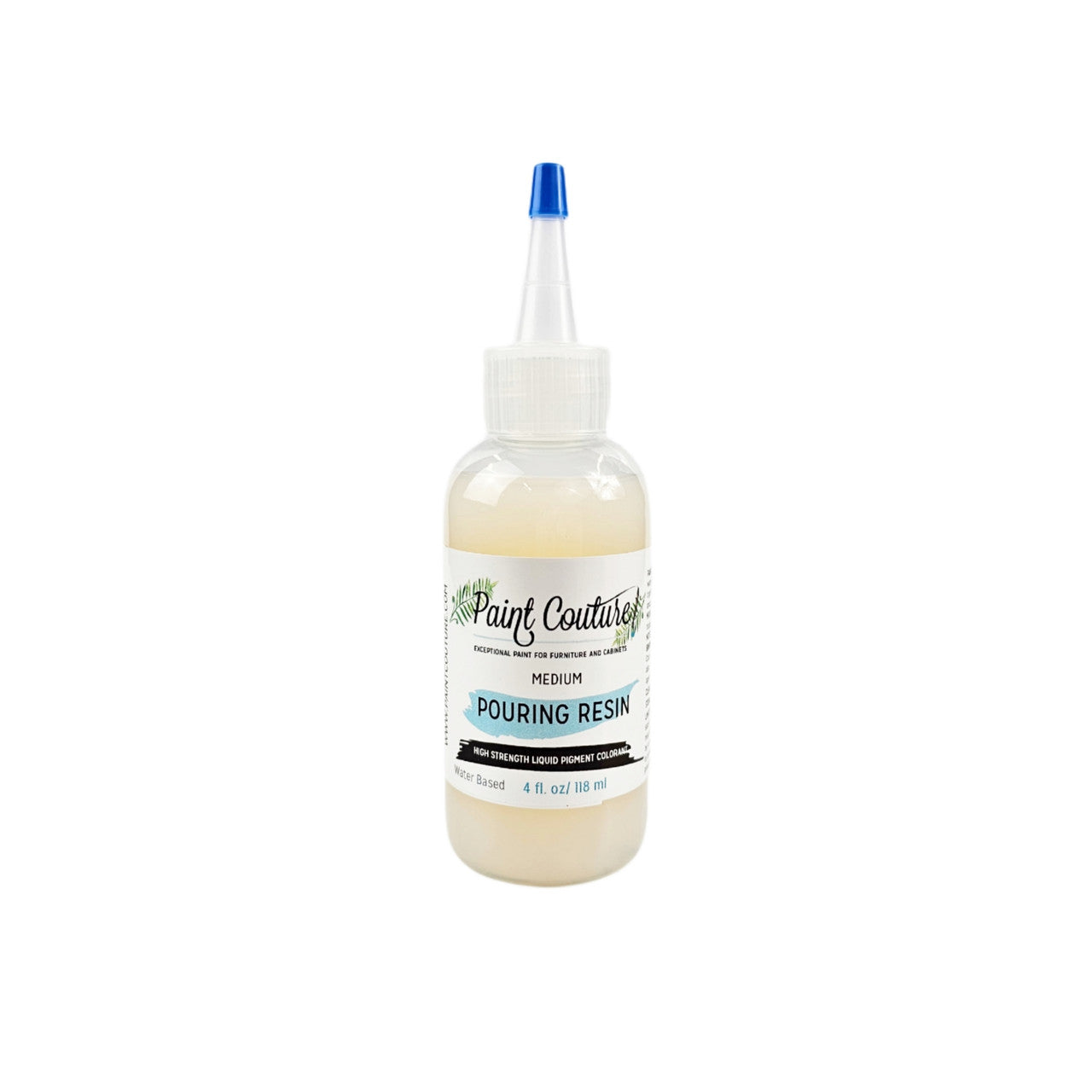 Paint Couture, Pouring Resin, 4 oz, High Gloss, Top Coat, Medium, Non-toxic, Made in USA
