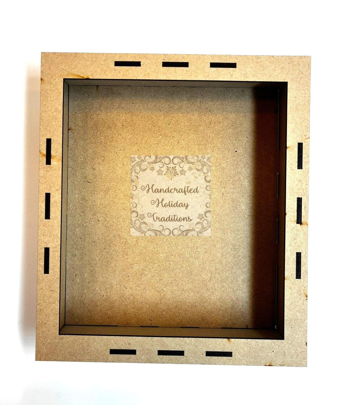 Laser Cut, MDF, Buildable, Shadow Box Kit, Diorama, Display, Blank, Base, Decoupage, Mixed Media, Crafts, 2 Sizes