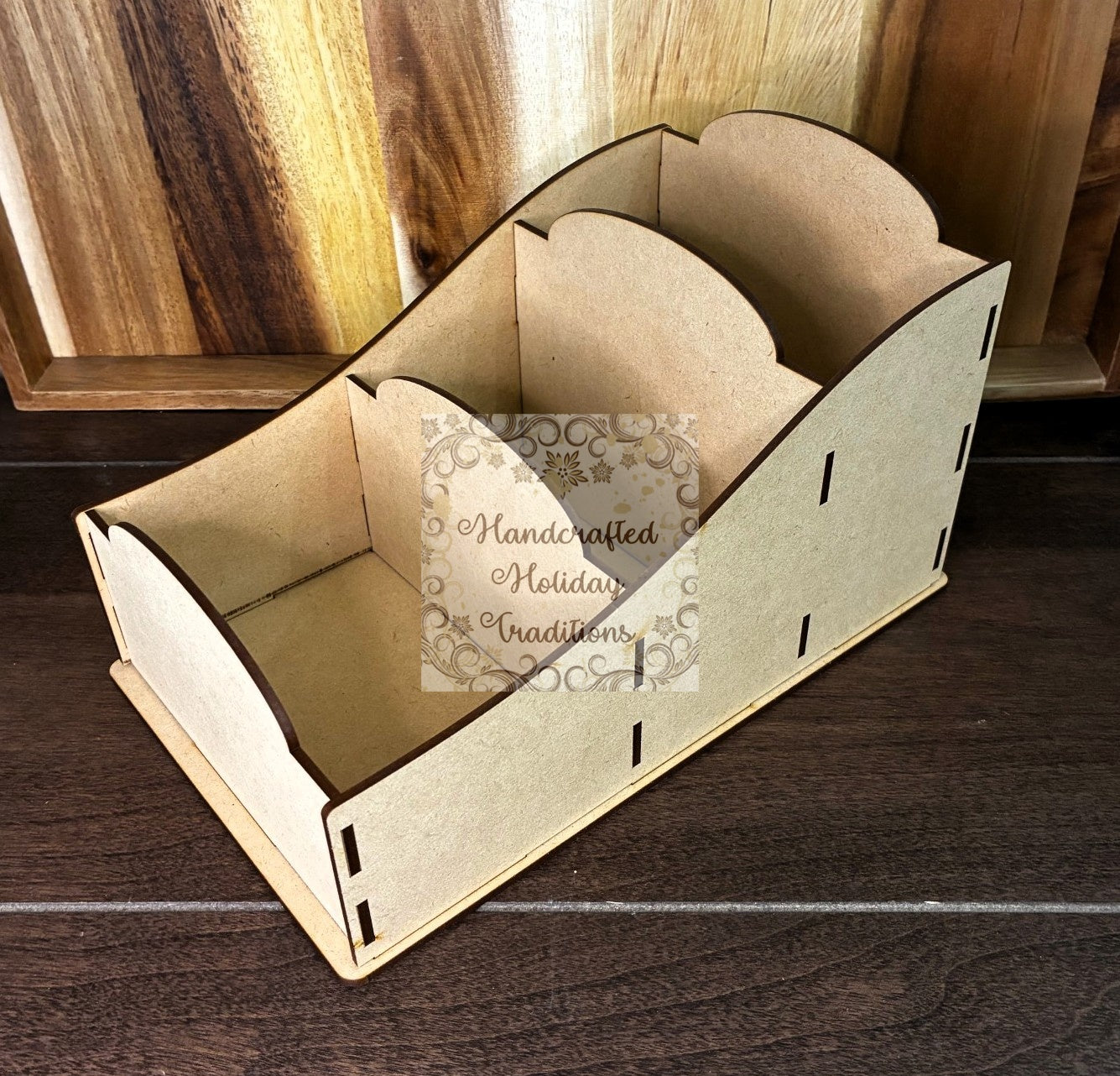 Laser Cut, MDF, Kitchen, Recipe, Spice, Organizer, Kit, Buildable, Craft, Base, Blank, Canvas, Decoupage, Mixed Media, Paintable, Home Decor