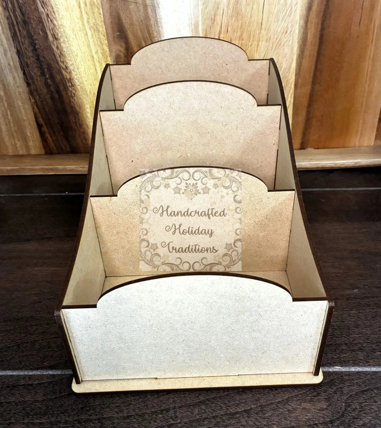 Laser Cut, MDF, Kitchen, Recipe, Spice, Organizer, Kit, Buildable, Craft, Base, Blank, Canvas, Decoupage, Mixed Media, Paintable, Home Decor Handcrafted Holiday Traditions