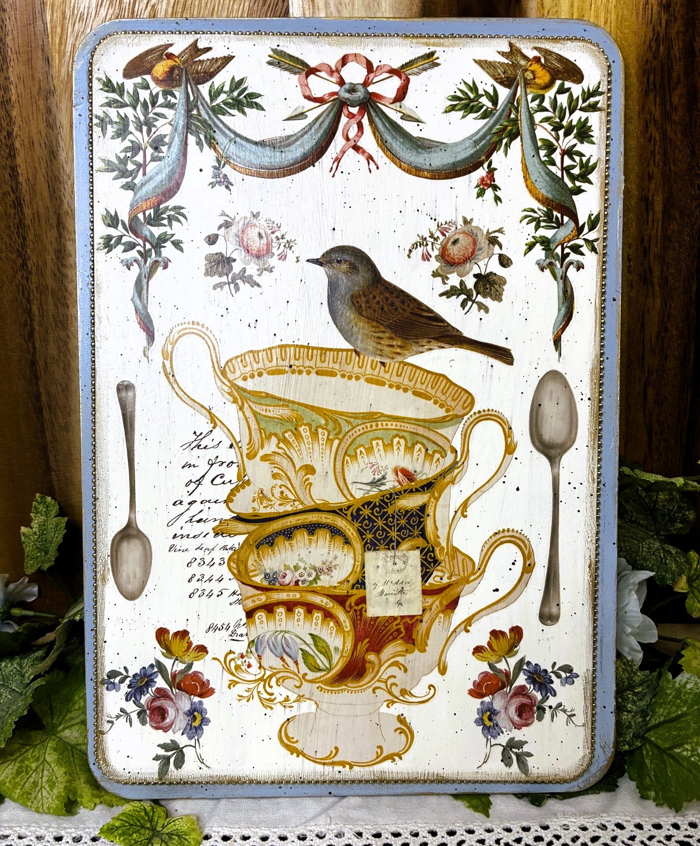 Laser Cut MDF Layered Plaque, Panel, Blank Base, Decoupage, Mixed Media, DIY Crafts, 8.25" x 11.75"