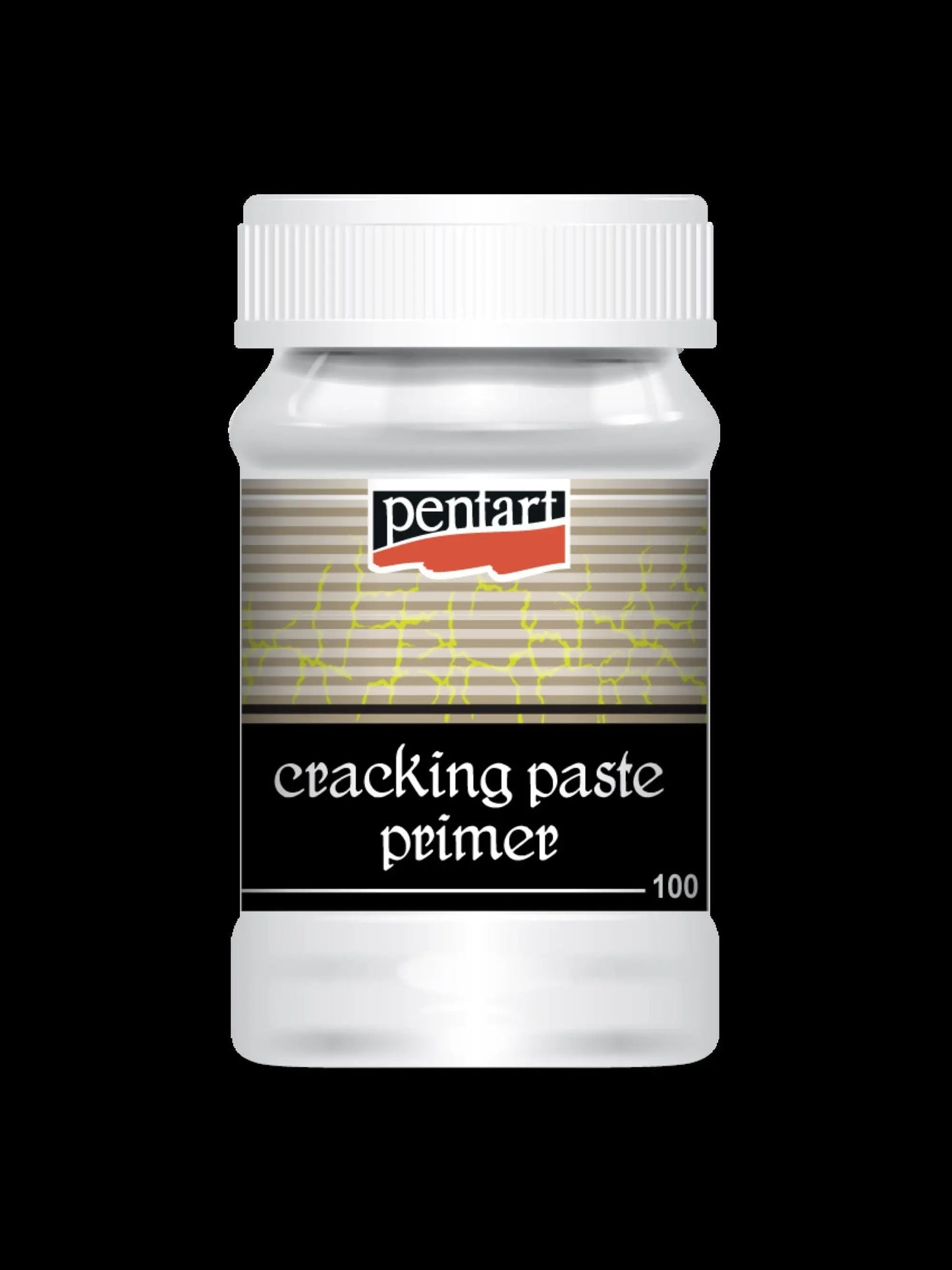 Pentart 3D cracking paste primer, 100 ml 4203, aged, distressed effect Pentart