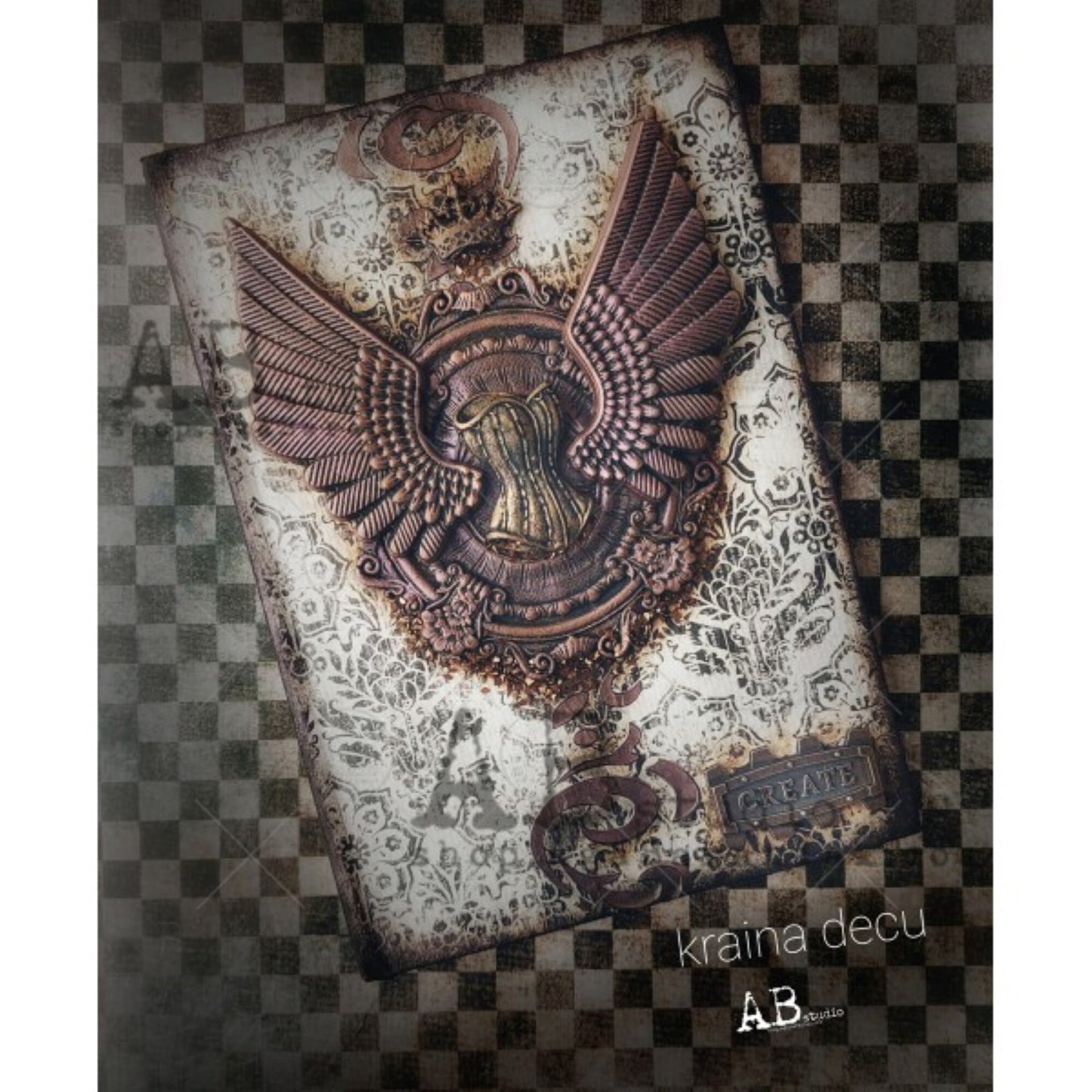 AB Studio Unexpected #0084 Size: A4 - 8.27 X 11.69 inches Rice Paper for Decoupage Imported from Poland