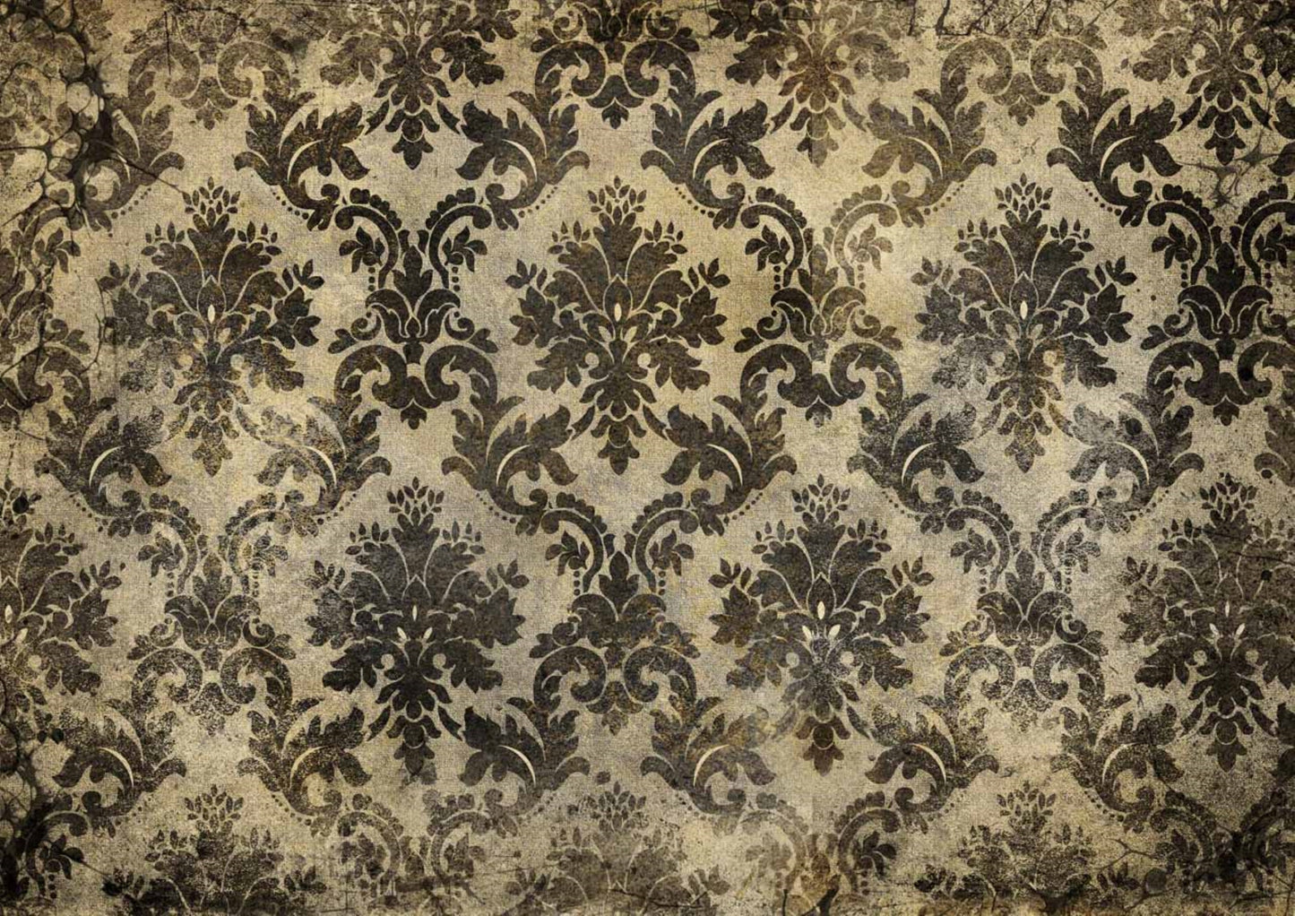 Decoupage Queen Weathered Damask DQRP_0260-A4 Rice Paper for Decoupage 8.3" X 11.7", background, Wallpaper
