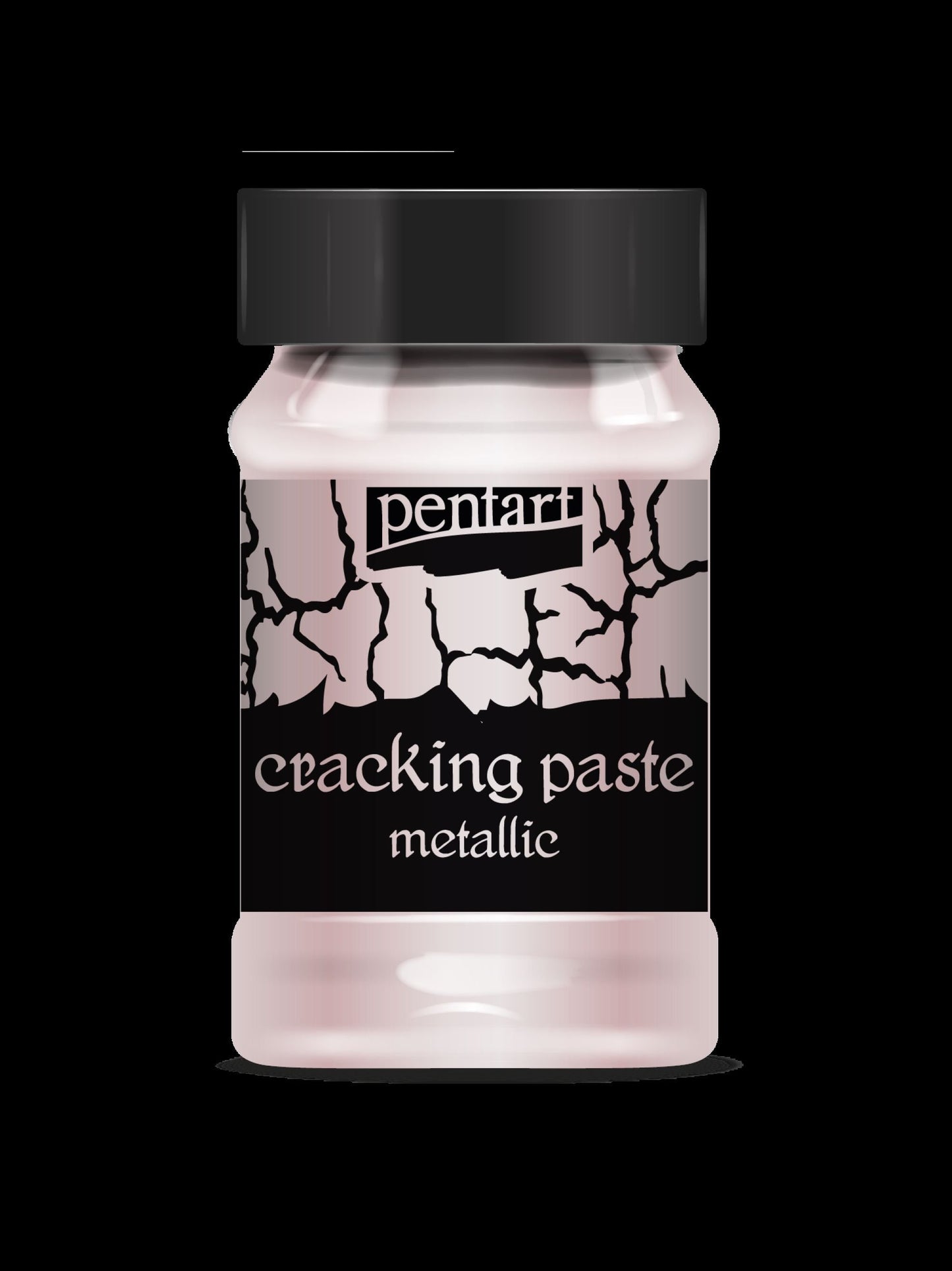 Pentart, Metallic, Cracking paste, 100 ml, Rose Gold, Silvery Turquoise, Silvery Blue, Silver, Dark Gold, Aged Effect, Antique, Distressed