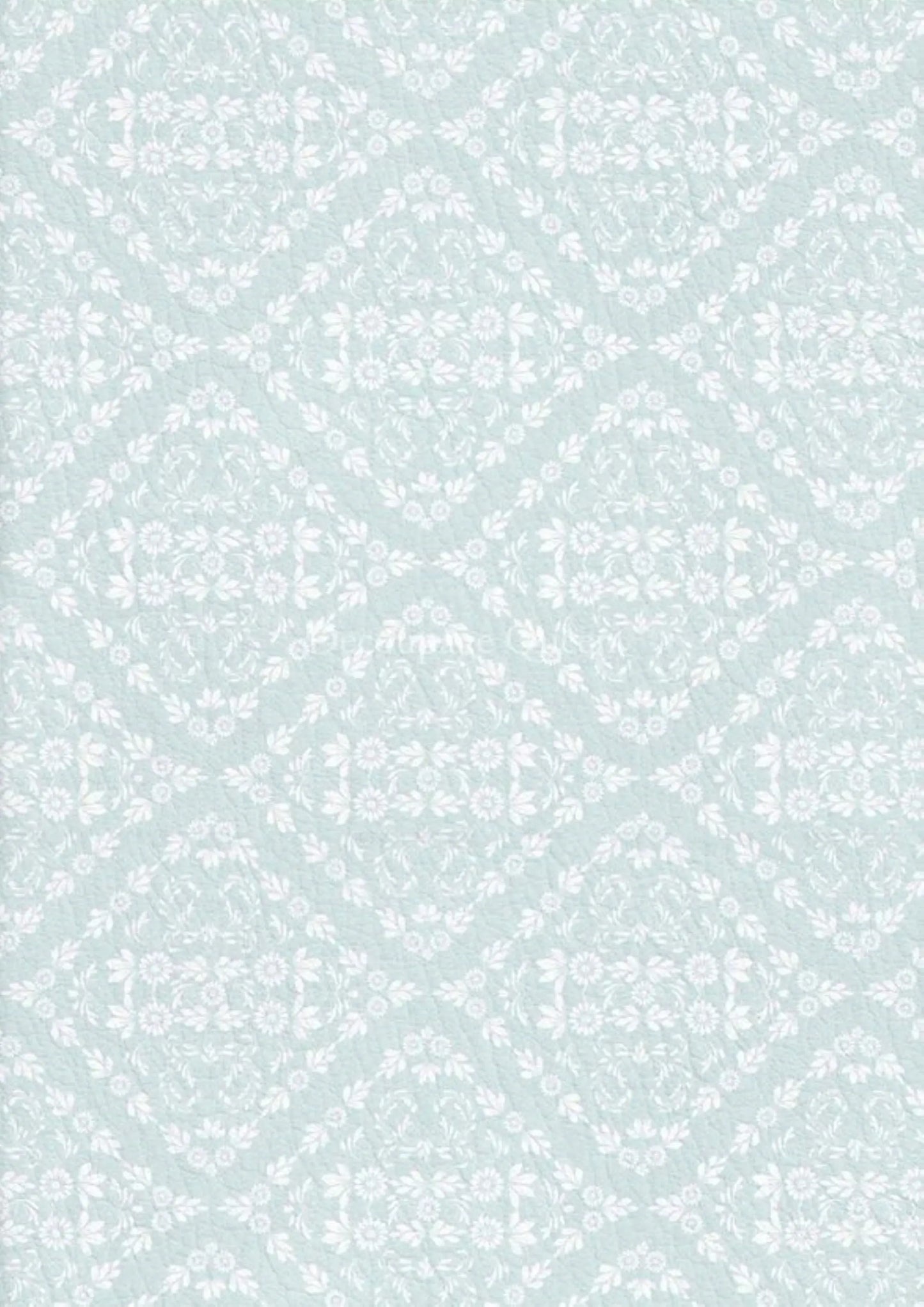 Decoupage Queen, Quilted Background, Blue Vintage Wallpaper, DQRP 0432, A4 Size: A4 - 8.3" X 11.7" Rice Paper, 2023 Spring Release Decoupage Queen