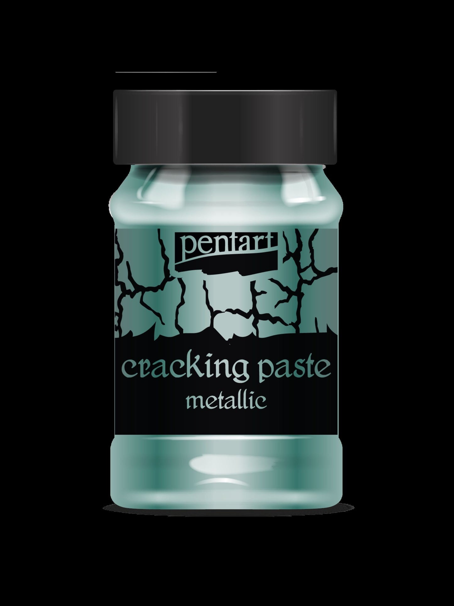 Pentart, Metallic, Cracking paste, 100 ml, Rose Gold, Silvery Turquoise, Silvery Blue, Silver, Dark Gold, Aged Effect, Antique, Distressed