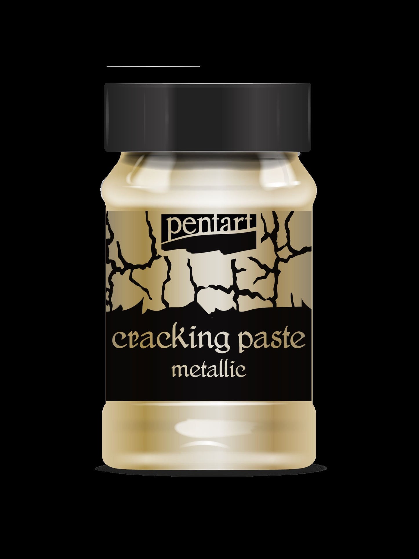 Pentart, Metallic, Cracking paste, 100 ml, Rose Gold, Silvery Turquoise, Silvery Blue, Silver, Dark Gold, Aged Effect, Antique, Distressed