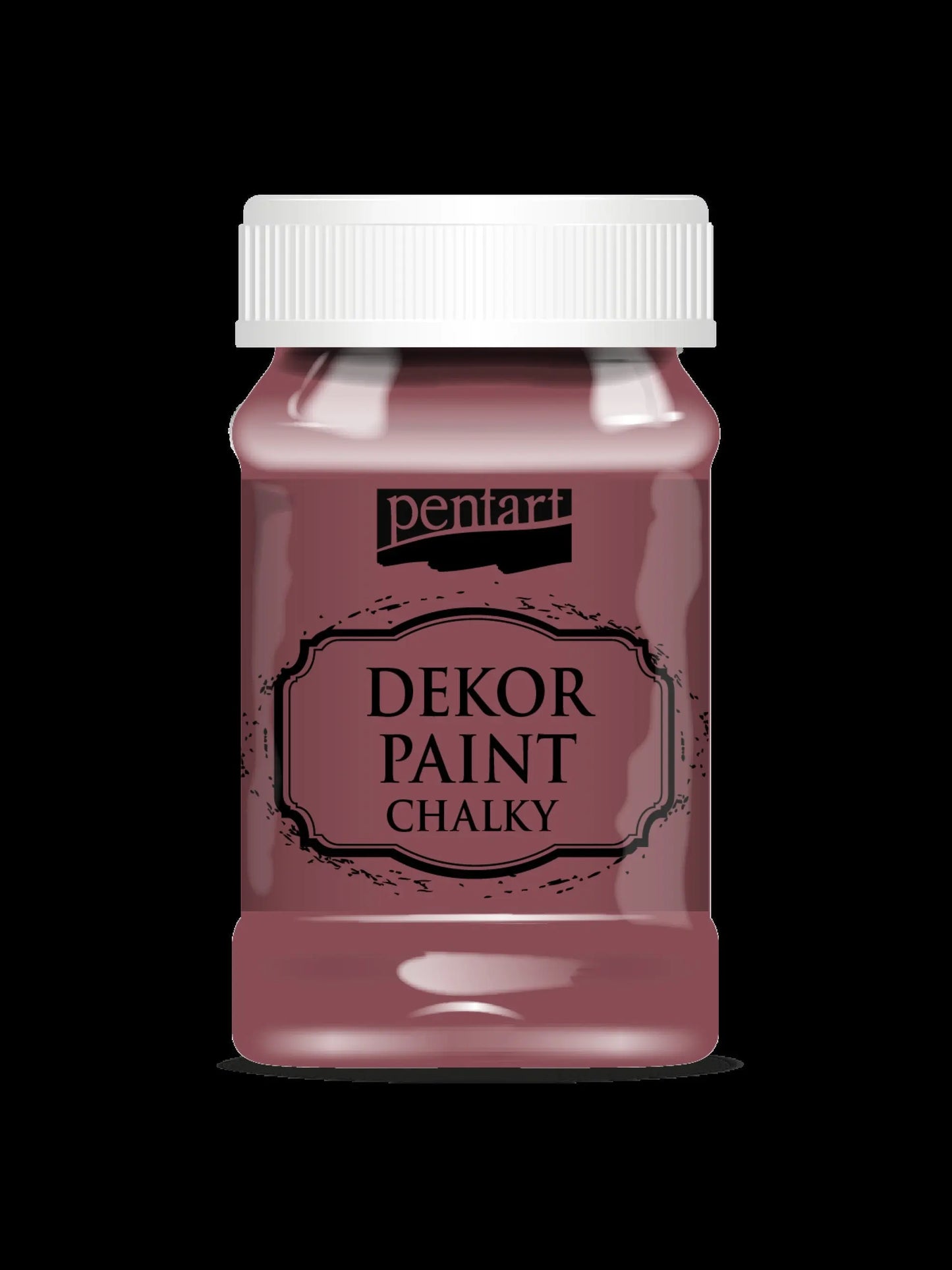 Pentart, Dekor, Chalk Paint, Violet, Purple, Victorian Pink, Eggplant, Burgundy, Country Purple, Chalk Paint, Water based, Matte, 100 ml Pentart