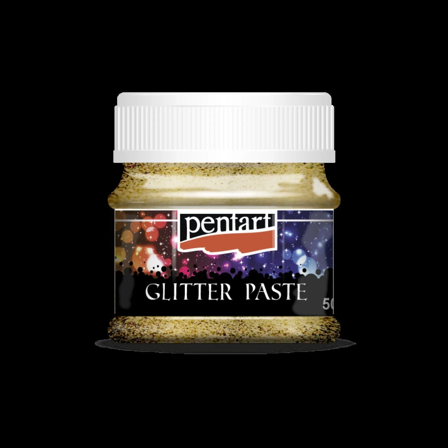 Pentart, Glitter Paste, Fine Grain, Pink, Gold, Light Blue, Iridescent, Sparkling Effect, Water Based Pentart