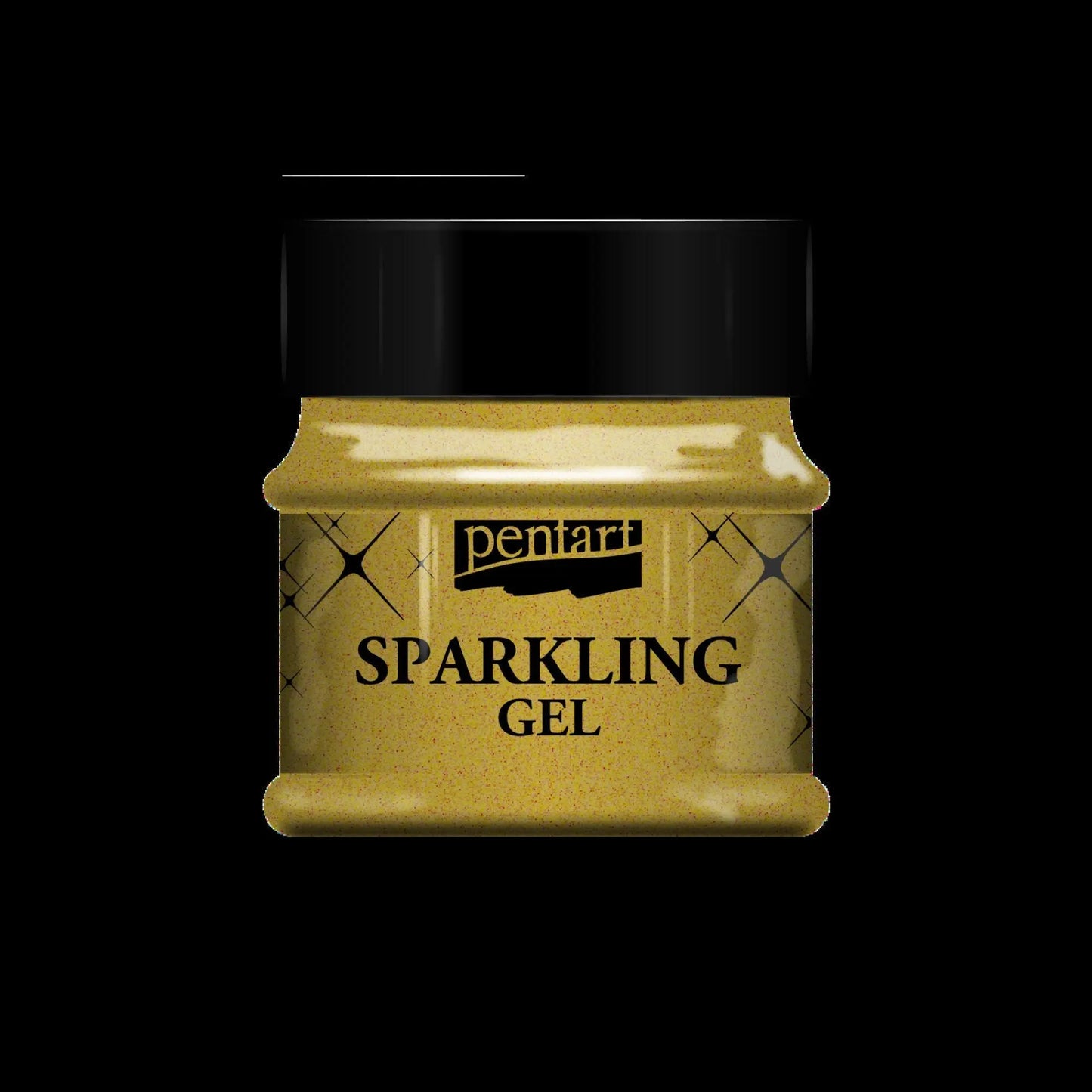 Pentart, Sparkling Gel, 50 ml, Transparent, Silver, Gold, glitter, sparkly Pentart