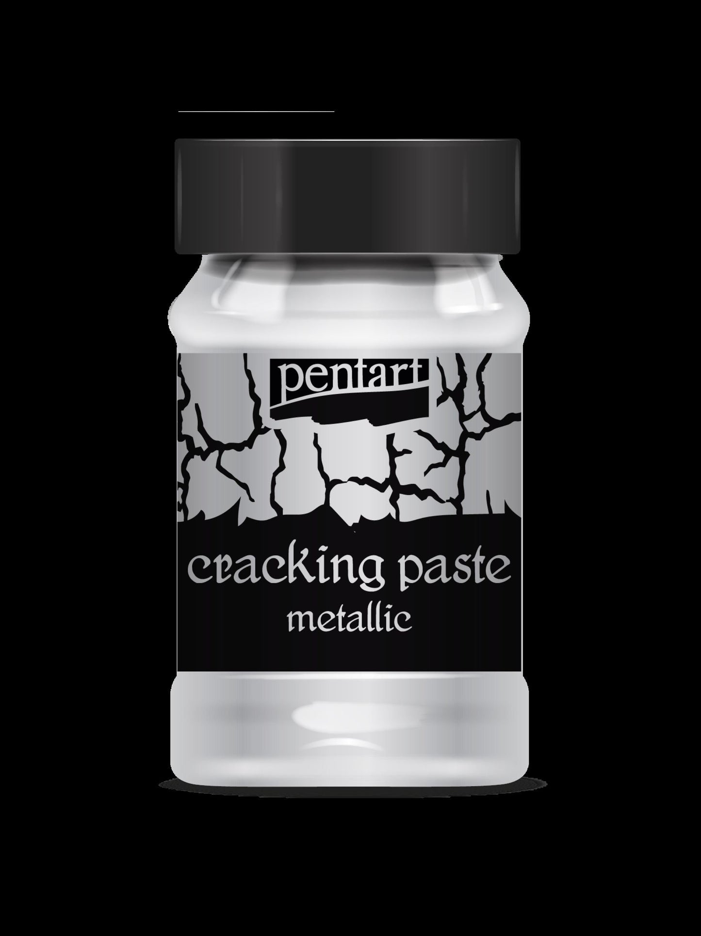 Pentart, Metallic, Cracking paste, 100 ml, Rose Gold, Silvery Turquoise, Silvery Blue, Silver, Dark Gold, Aged Effect, Antique, Distressed